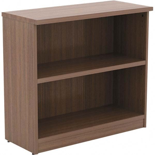 ALERA - Bookcases Height (Inch): 29-1/2 Color: Walnut - Exact Industrial Supply