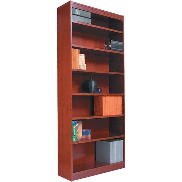 ALERA - Bookcases Height (Inch): 72 Color: Medium Cherry - Exact Industrial Supply