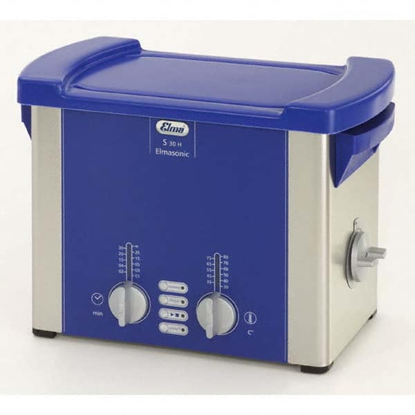 Elma - 0.75 Gal Bench Top Water-Based Ultrasonic Cleaner - Exact Industrial Supply