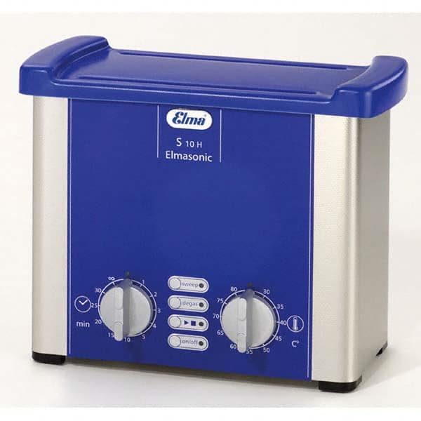 Elma - 0.25 Gal Bench Top Water-Based Ultrasonic Cleaner - Exact Industrial Supply