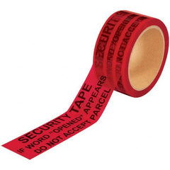 Tape Logic - 2" x 60 Yd Red Hot Melt Adhesive Packaging Tape - Exact Industrial Supply