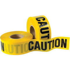 Value Collection - Barricade & Flagging Tape Tape Type: Barricade Legend: CAUTION - Exact Industrial Supply