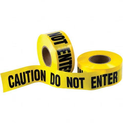 Value Collection - Barricade & Flagging Tape Tape Type: Barricade Legend: Do Not Enter - Exact Industrial Supply
