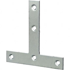 Marlin Steel Wire Products - Braces Type: Tee Plates Length (Inch): 4 - Exact Industrial Supply