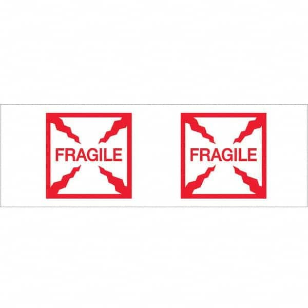 Tape Logic - Shipping & DOT Labels Message Type: Shipping Label Legend: Fragile (Box) - Exact Industrial Supply