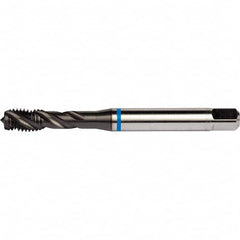 DORMER - 1/4-20 UNC 3 Flute 2B/3B Semi-Bottoming Spiral Flute Tap - Exact Industrial Supply