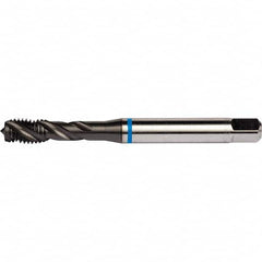 DORMER - 5/16-18 UNC 3 Flute 2B/3B Semi-Bottoming Spiral Flute Tap - Exact Industrial Supply