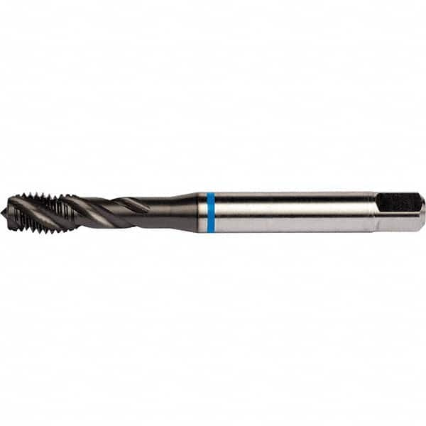 DORMER - 5/16-24 UNF 3 Flute 2B/3B Semi-Bottoming Spiral Flute Tap - Exact Industrial Supply