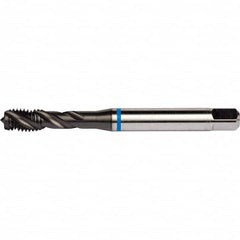 DORMER - 3/8-24 UNF 3 Flute 2B/3B Semi-Bottoming Spiral Flute Tap - Exact Industrial Supply