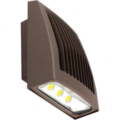 Hubbell Lighting - Wall Pack Light Fixtures Lamp Type: LED Wattage: 50 - Exact Industrial Supply