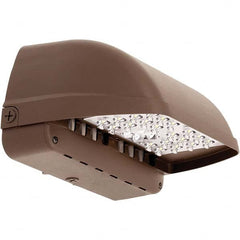 Hubbell Lighting - Wall Pack Light Fixtures Lamp Type: LED Wattage: 43 - Exact Industrial Supply