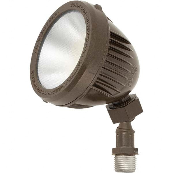 Hubbell Lighting - Floodlight Fixtures Mounting Type: Knuckle/Stake Mount Housing Color: Bronze - Exact Industrial Supply