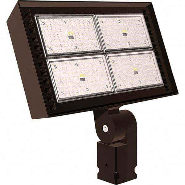 Hubbell Lighting - Floodlight Fixtures Mounting Type: Trunnion Mount Housing Color: Bronze - Exact Industrial Supply