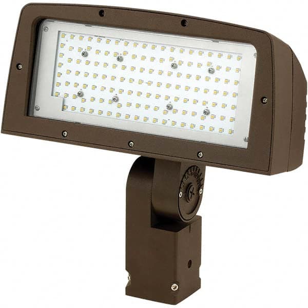 Hubbell Lighting - Floodlight Fixtures Mounting Type: Knuckle Mount Housing Color: Bronze - Exact Industrial Supply