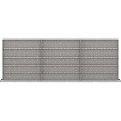 LISTA - 15-Compartment Drawer Divider Layout for 3.15" High Drawers - Exact Industrial Supply