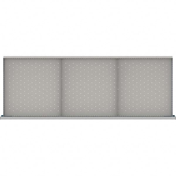 LISTA - 3-Compartment Drawer Divider Layout for 3.15" High Drawers - Exact Industrial Supply