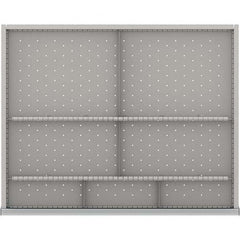 LISTA - 7-Compartment Drawer Divider Layout for 3.15" High Drawers - Exact Industrial Supply