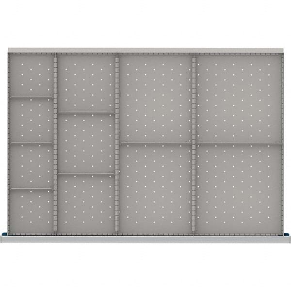 LISTA - 1-Compartment Drawer Divider Layout for 3.15" High Drawers - Exact Industrial Supply