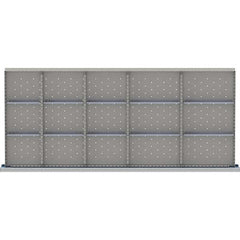 LISTA - 15-Compartment Drawer Divider Layout for 3.15" High Drawers - Exact Industrial Supply