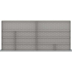 LISTA - 12-Compartment Drawer Divider Layout for 3.15" High Drawers - Exact Industrial Supply