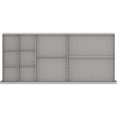 LISTA - 10-Compartment Drawer Divider Layout for 3.15" High Drawers - Exact Industrial Supply