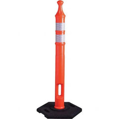 VizCon - Traffic Barrels, Delineators & Posts Type: Delineator Post Material: Plastic - Exact Industrial Supply