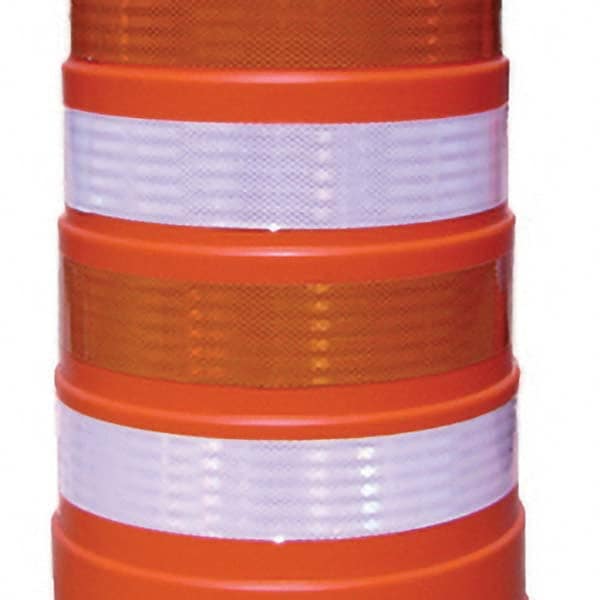 VizCon - Traffic Barrels, Delineators & Posts Type: Channelizer Drum Material: Plastic - Exact Industrial Supply