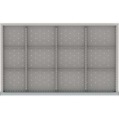 LISTA - 12-Compartment Drawer Divider Layout for 3.15" High Drawers - Exact Industrial Supply