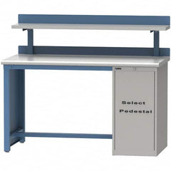 LISTA - Stationary Work Benches, Tables Type: Workstation Top Material: Plastic Laminate - Exact Industrial Supply