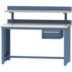 LISTA - Stationary Work Benches, Tables Type: Workstation Top Material: Plastic Laminate - Exact Industrial Supply