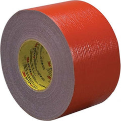 3M - 54.8m x 48mm x 12.1 mil Red Polyethylene Cloth Duct Tape - Exact Industrial Supply