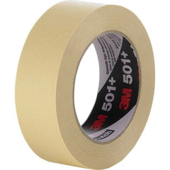 3M - 12" Wide x 60 Yd Long x 7.3 mil Tan Crepe Paper Masking Tape - Exact Industrial Supply