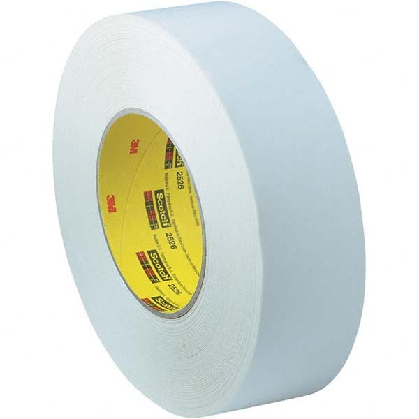 3M - 72mm Wide x 55 m x 9.8 mil White Crepe Paper Masking Tape - Exact Industrial Supply