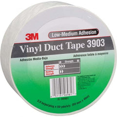 3M - 50 Yd x 49" x 6.5 mil Yellow Vinyl Duct Tape - Exact Industrial Supply