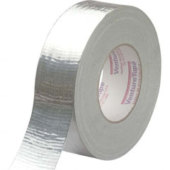 3M - 55m x 48mm x 11 mil Silver Polyethylene Cloth Duct Tape - Exact Industrial Supply