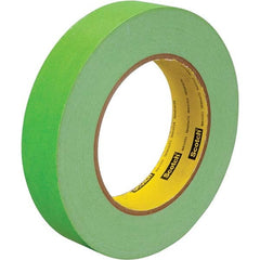 3M - 2" Wide x 60 Yd Long x 6.7 mil Light Green Paper Masking Tape - Exact Industrial Supply