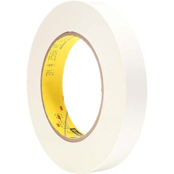 3M - 3/4" Wide x 60 Yd Long x 6.7 mil White Paper Masking Tape - Exact Industrial Supply