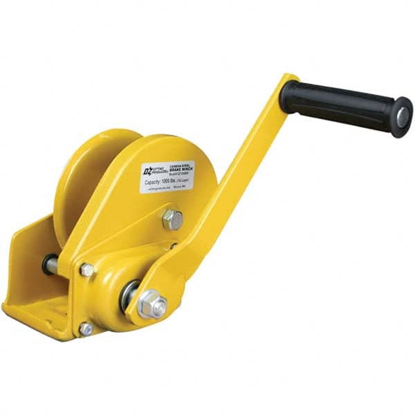 OZ Lifting Products - Winches Type: Brake Winch Line Pull Capacity (Lb.): 1,000 - Exact Industrial Supply