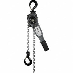 OZ Lifting Products - 1,500 Lb Capacity, 15' Lift Height, Chain Manual Lever Hoist - Exact Industrial Supply