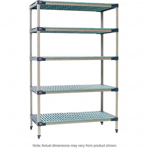 Metro - Plastic Shelving Type: Structural Plastic Open Shelving Shelf Capacity (Lb.): 2,000 - Exact Industrial Supply