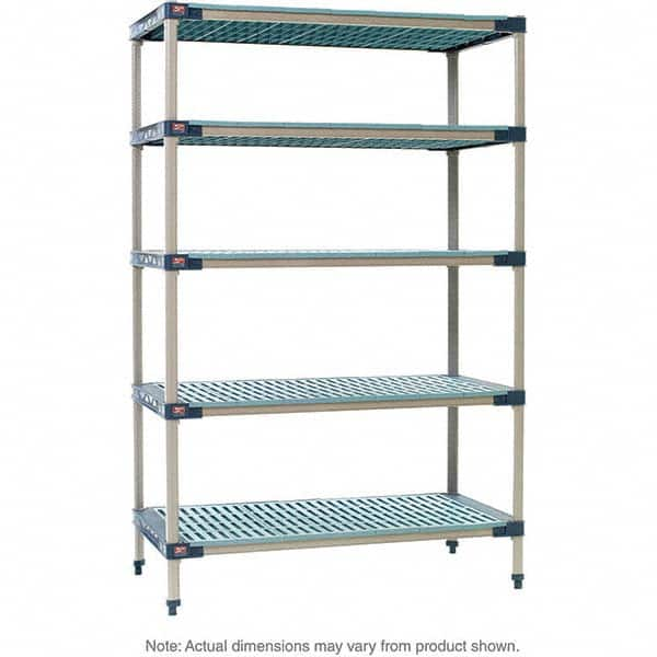 Metro - Plastic Shelving Type: Structural Plastic Open Shelving Shelf Capacity (Lb.): 2,000 - Exact Industrial Supply