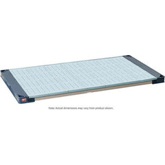 Metro - 48" Wide x 24" Long Open Shelving Shelf w/Grid Mat - Exact Industrial Supply