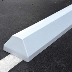 Speed Bumps, Parking Curbs & Accessories; Type: Parking Stop Protector; Accessory Type: Parking Curb; Length (Inch): 75; Material: Plastic; Width (Inch): 8; Height (Inch): 8 in; 8; Color: White; Overall Height: 8 in; Color: White; Material: ABS; Plastic