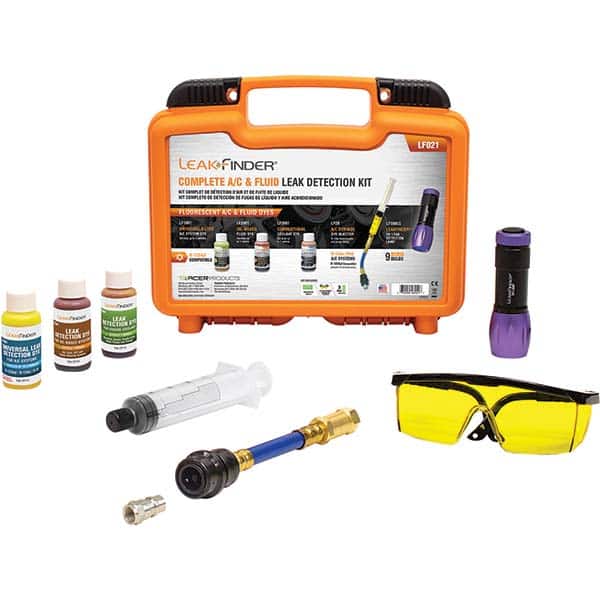 Leak Finder - Automotive Leak Detection Kits Type: Complete Leak Detection Kit Applications: A/C Systems - Exact Industrial Supply