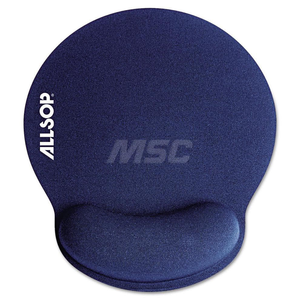 Allsop - Office Machine Supplies & Accessories; Office Machine/Equipment Accessory Type: Mouse Pad ; For Use With: Mouse ; Color: Blue - Exact Industrial Supply