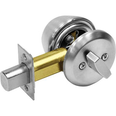 Sargent - Deadbolts Type: Single Cylinder Door Thickness Range: 1-3/8-1-3/4 - Exact Industrial Supply