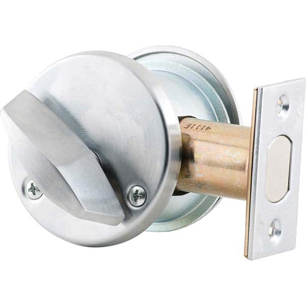 Schlage - Deadbolts Type: Single Cylinder Door Thickness Range: 1-5/8-2 - Exact Industrial Supply