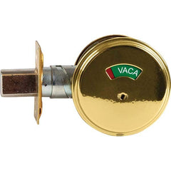 Falcon - Deadbolts Type: Interior Rose Lock Type: Single Cylinder - Exact Industrial Supply