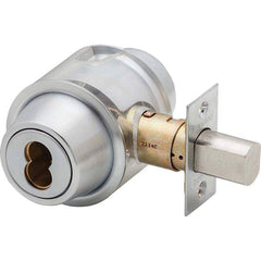 Schlage - Deadbolts Type: Single Cylinder Door Thickness Range: 1-5/8-2 - Exact Industrial Supply