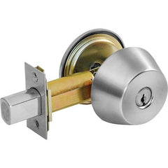 Corbin Russwin - Deadbolts Type: Single Cylinder Door Thickness Range: 1-3/8-2-1/4 - Exact Industrial Supply